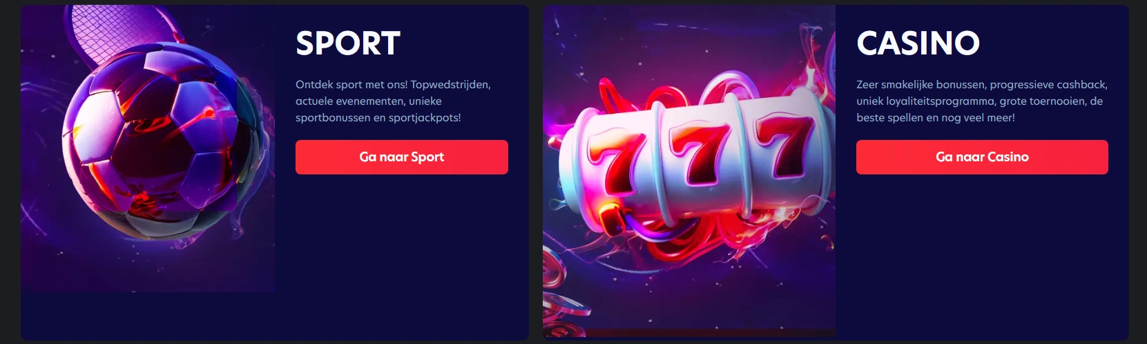 Ontdek het volledige aanbod van 1Red Casino