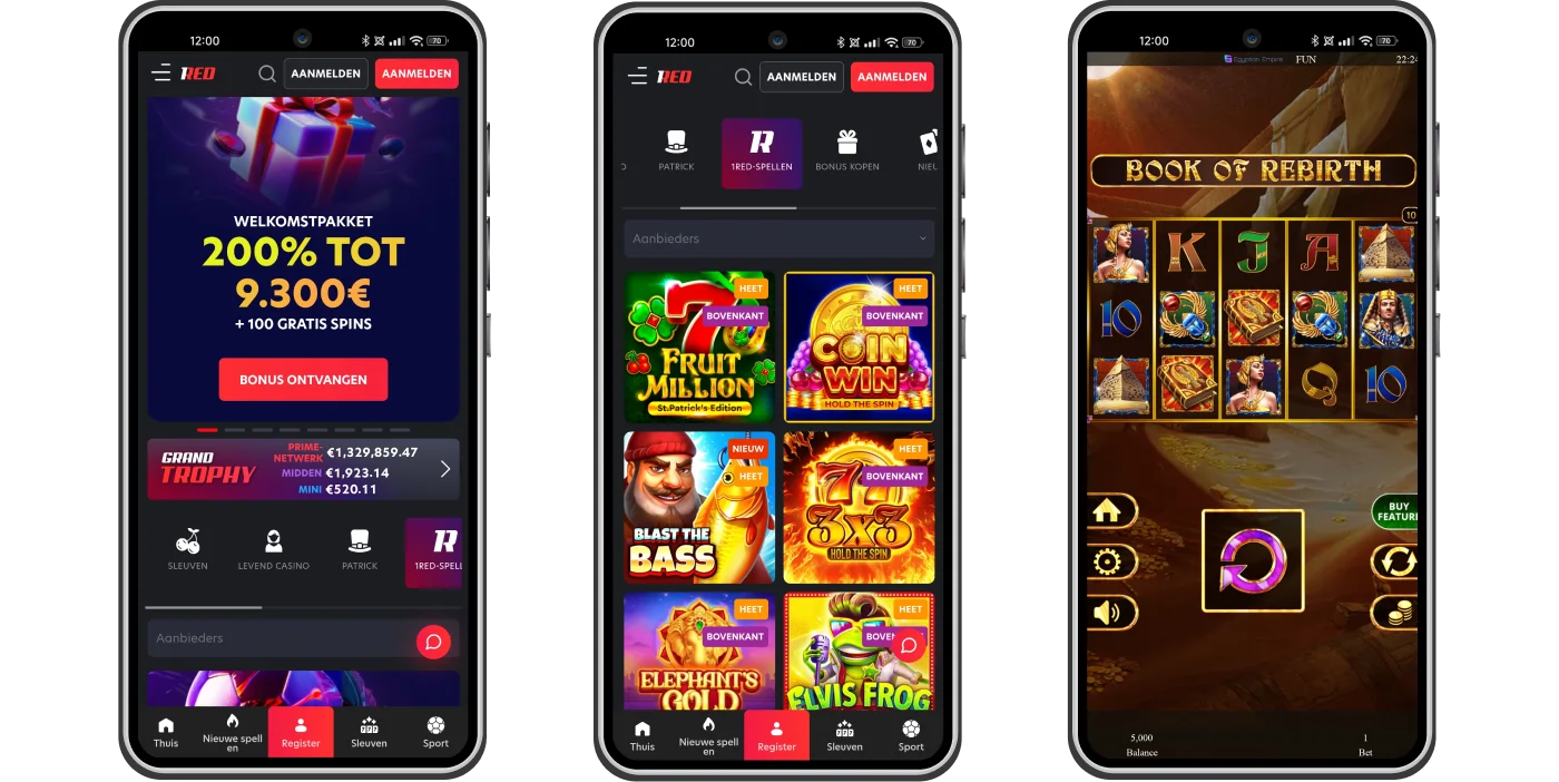 Gebruiksvriendelijke mobiele versie voor soepel spel